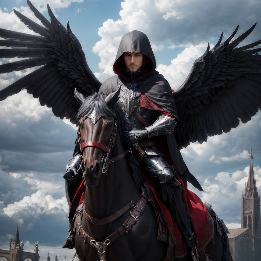 Winged Rider by physeo on DeviantArt