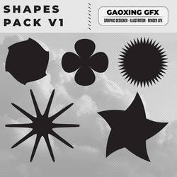 FREE SHAPES PACK V2 BY GAOXING GFX