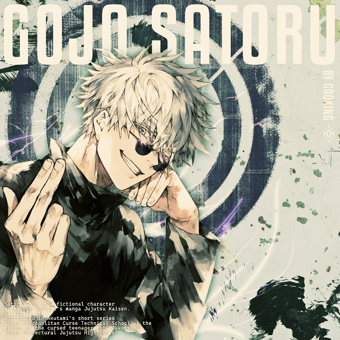 GOJO SATORU GFX By GAOXING V2 by G4OX1NG on DeviantArt