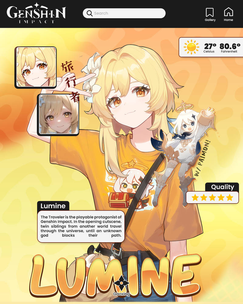 Lumine Poster Commission - Gaoxing by G4OX1NG on DeviantArt