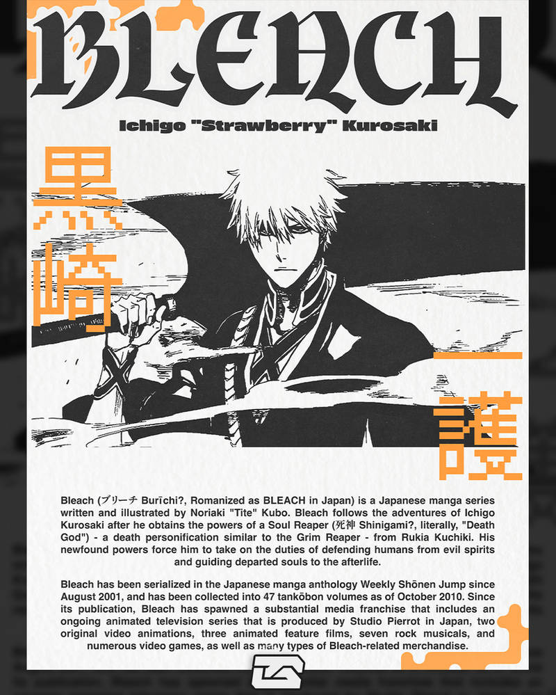BLEACH Poster - Gaoxing Designs by G4OX1NG on DeviantArt