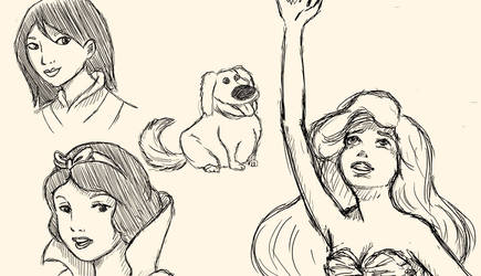 Disney sketches