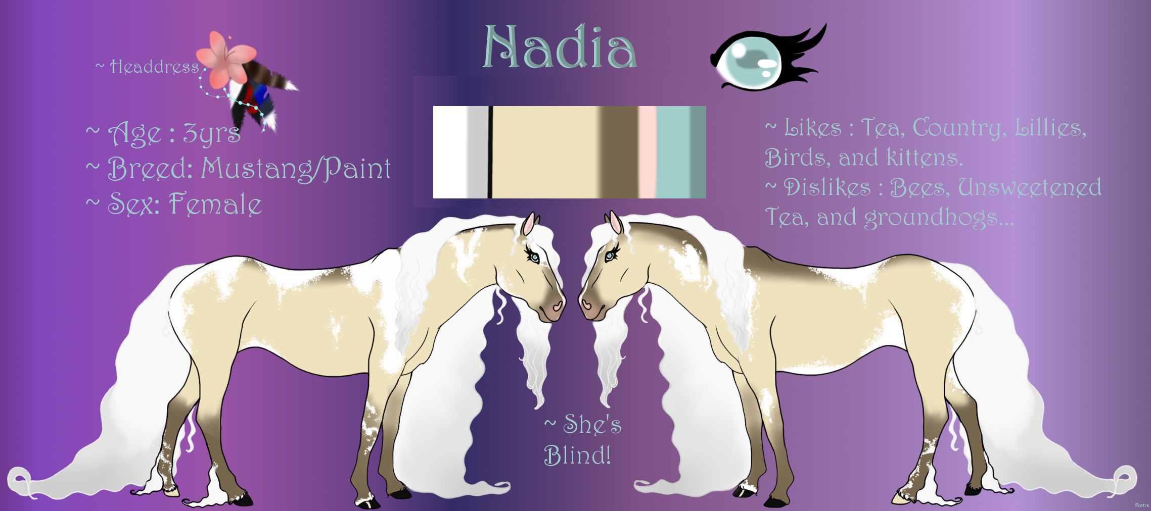 ~ Meet Nadia my Mare sona c: