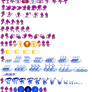 Dark spine sonic spritesheet