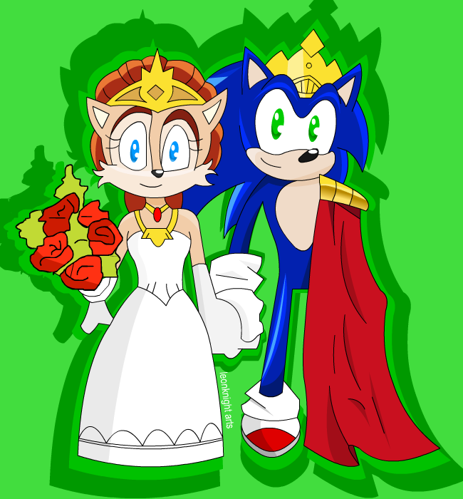 Sonic and Sally Wedding day by evolvdstudios on DeviantArt