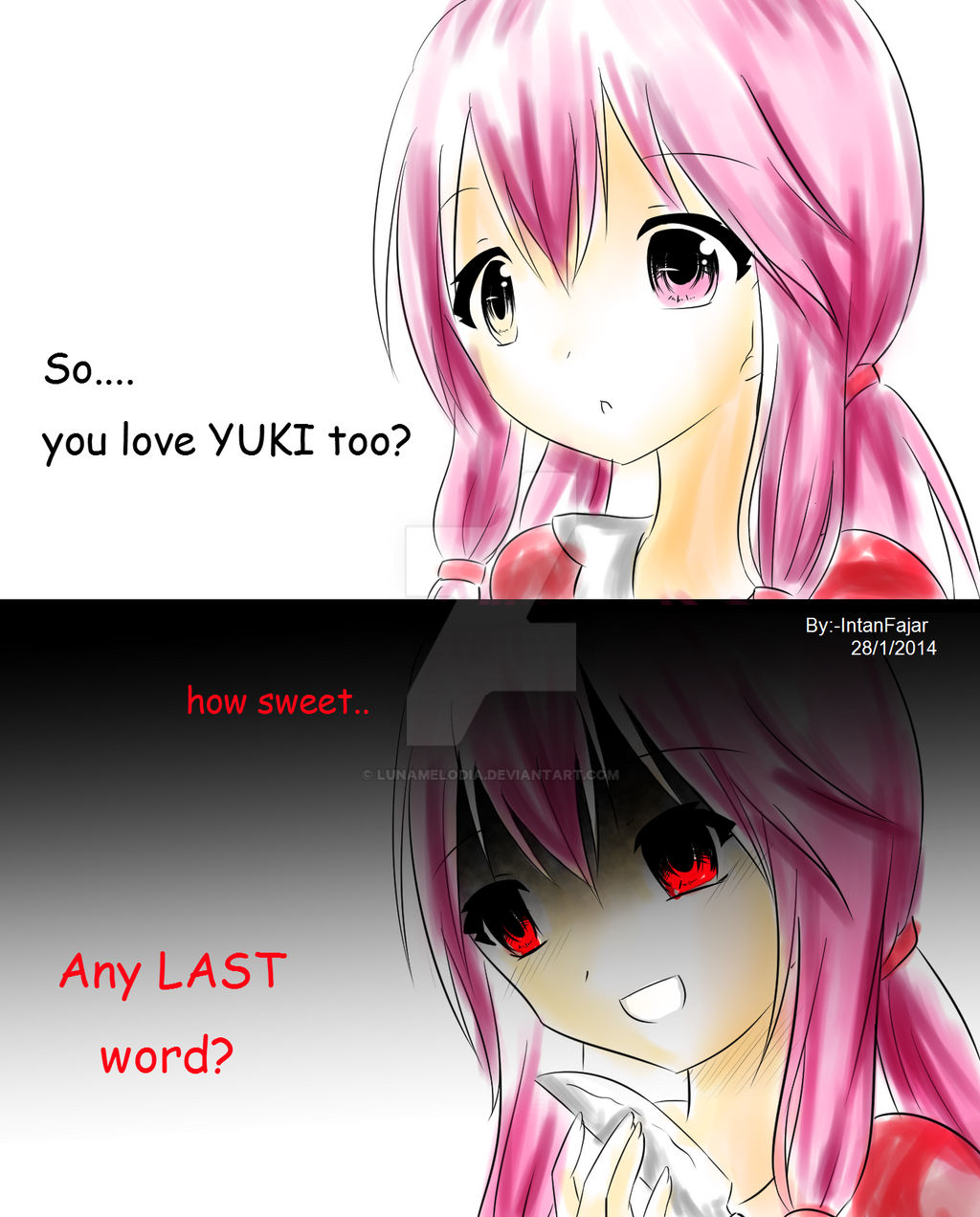 Yuno Yandere by LunaMelodia on DeviantArt