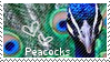 Peacock stamp