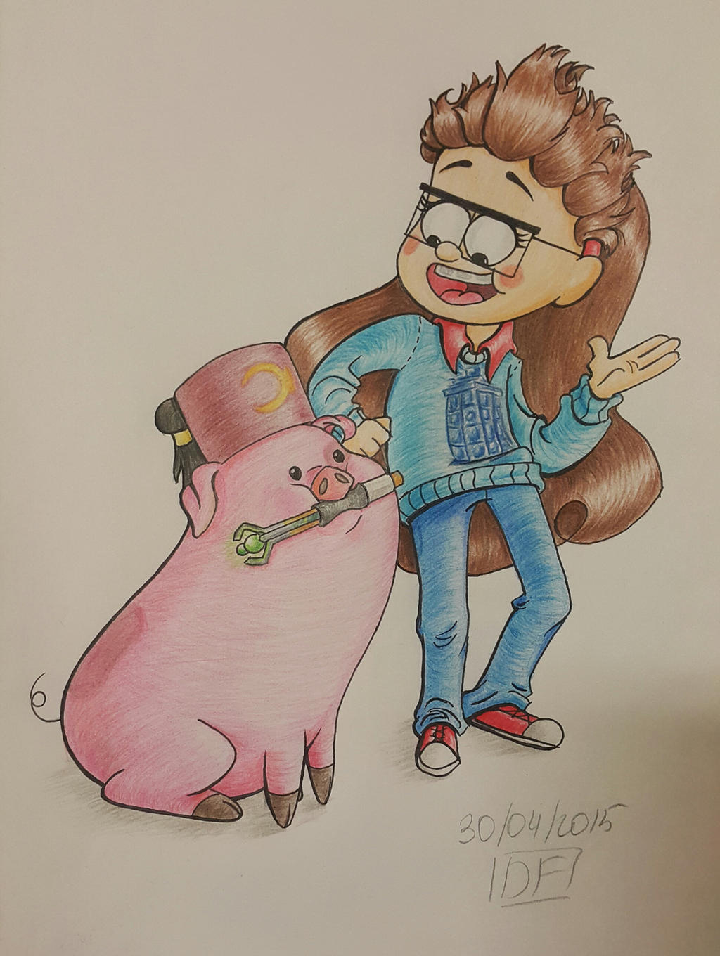 Fanart: Gravity Falls + Doctor Who