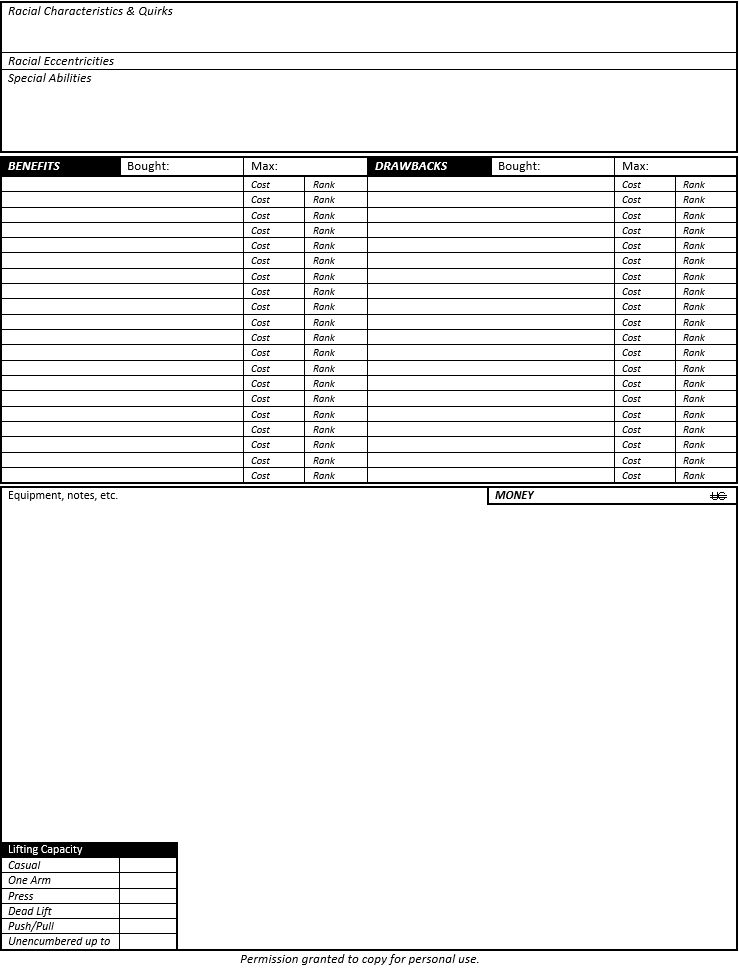 Character Sheet 2 by TheMightyGorga on DeviantArt