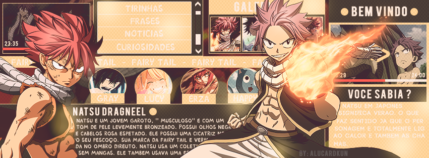 Capa Natsu Dragneel by AlucardkunDesign