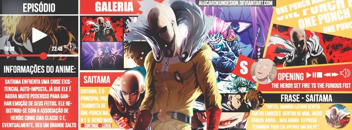 Capa Saitama One Punch Man by Alucardkun