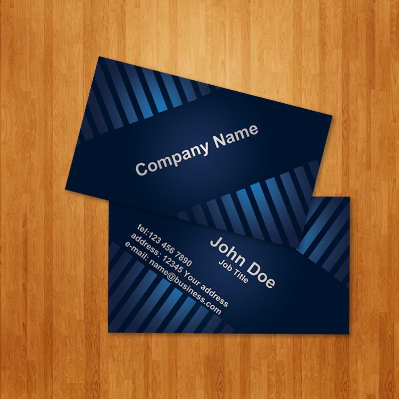 Blue Business Card