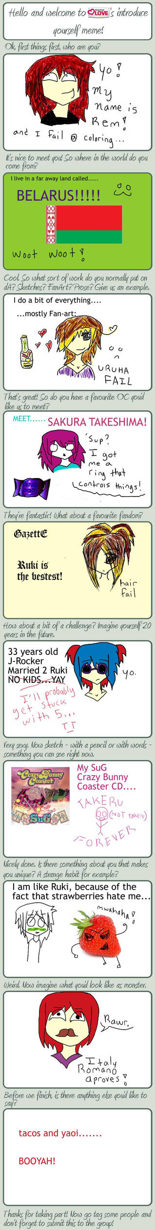 Introduction meme by DiruSamurai on DeviantArt