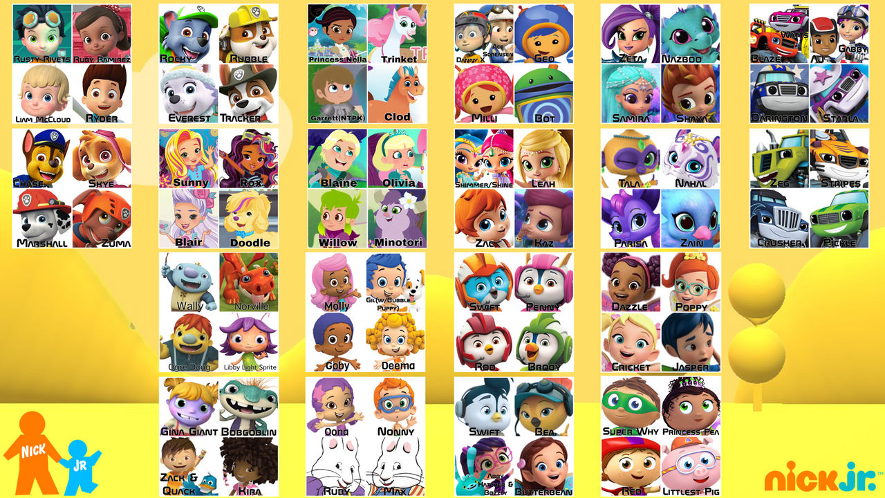 Nick Jr. Roster(Wave 4) by Nathan2555 on DeviantArt