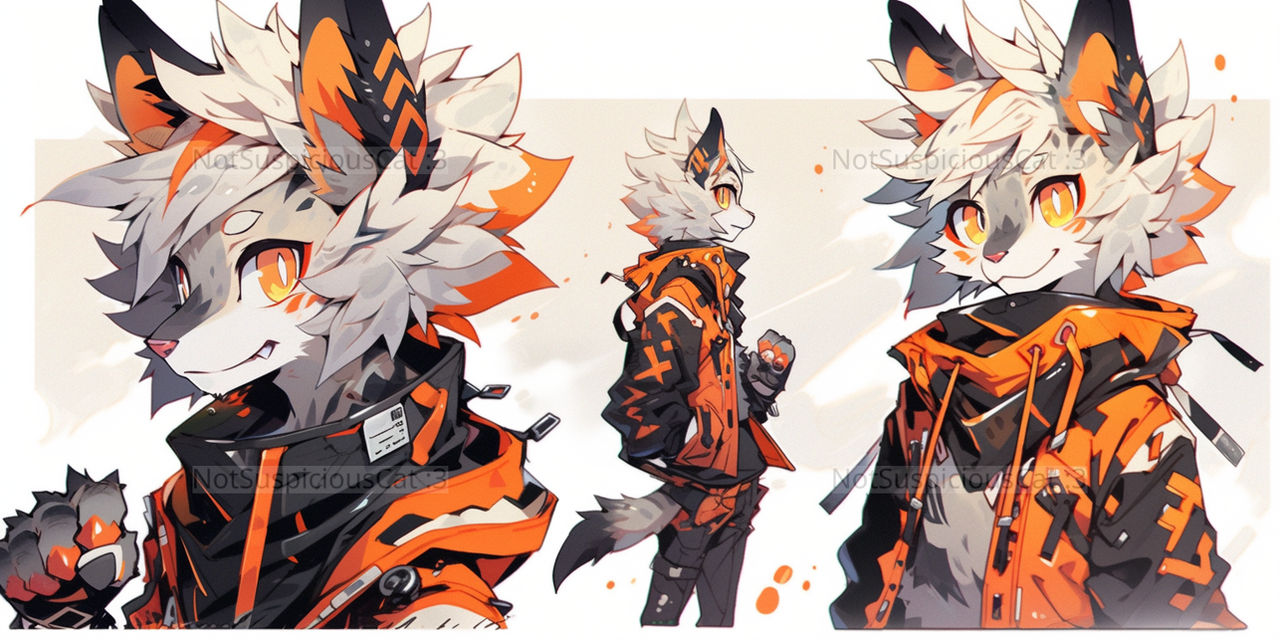 Adoptable furry character #360 (AI) by NotSuspiciousCat on DeviantArt