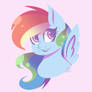 Pastel Rainbow Dash