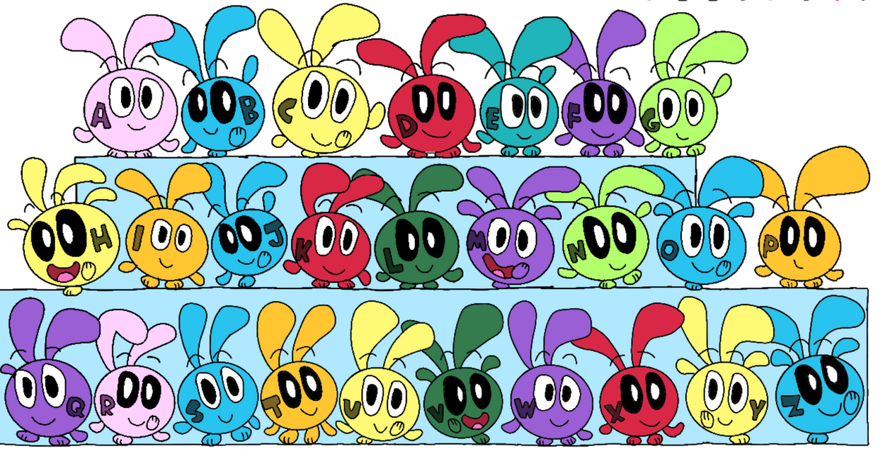 Floopiea Toob Thnoop Floppies Alphabet by AnthonyGUwU on DeviantArt