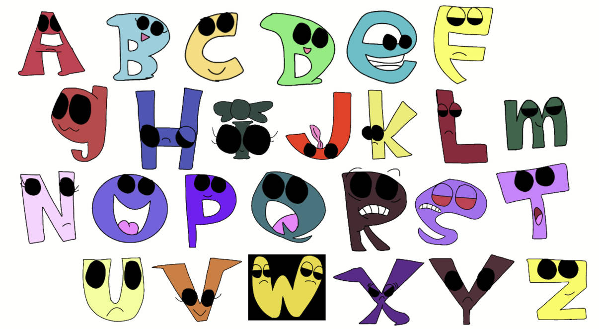 Alphabet lore (my verison all letters) by AnthonyGUwU on DeviantArt