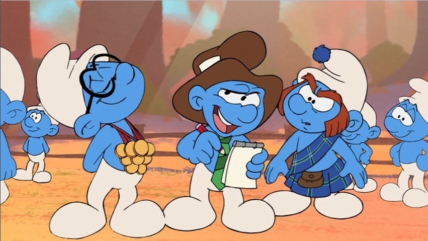 OS SMURFS - O SMURF REPÓRTER