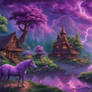 PurpleUnicornVillageWeedWoodThunderstorm