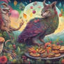 CatOwlDragonFairyBirdWakeNBakingLitWeedWoodCookies