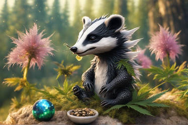 The Cutest Litlle Badger Dragon Fairy Sativa Lit