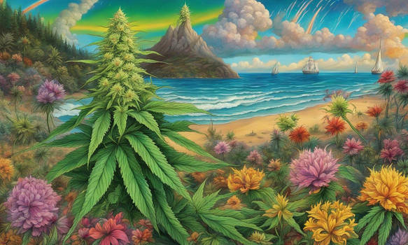 cannabis colorful flower bloom coast weedwood420