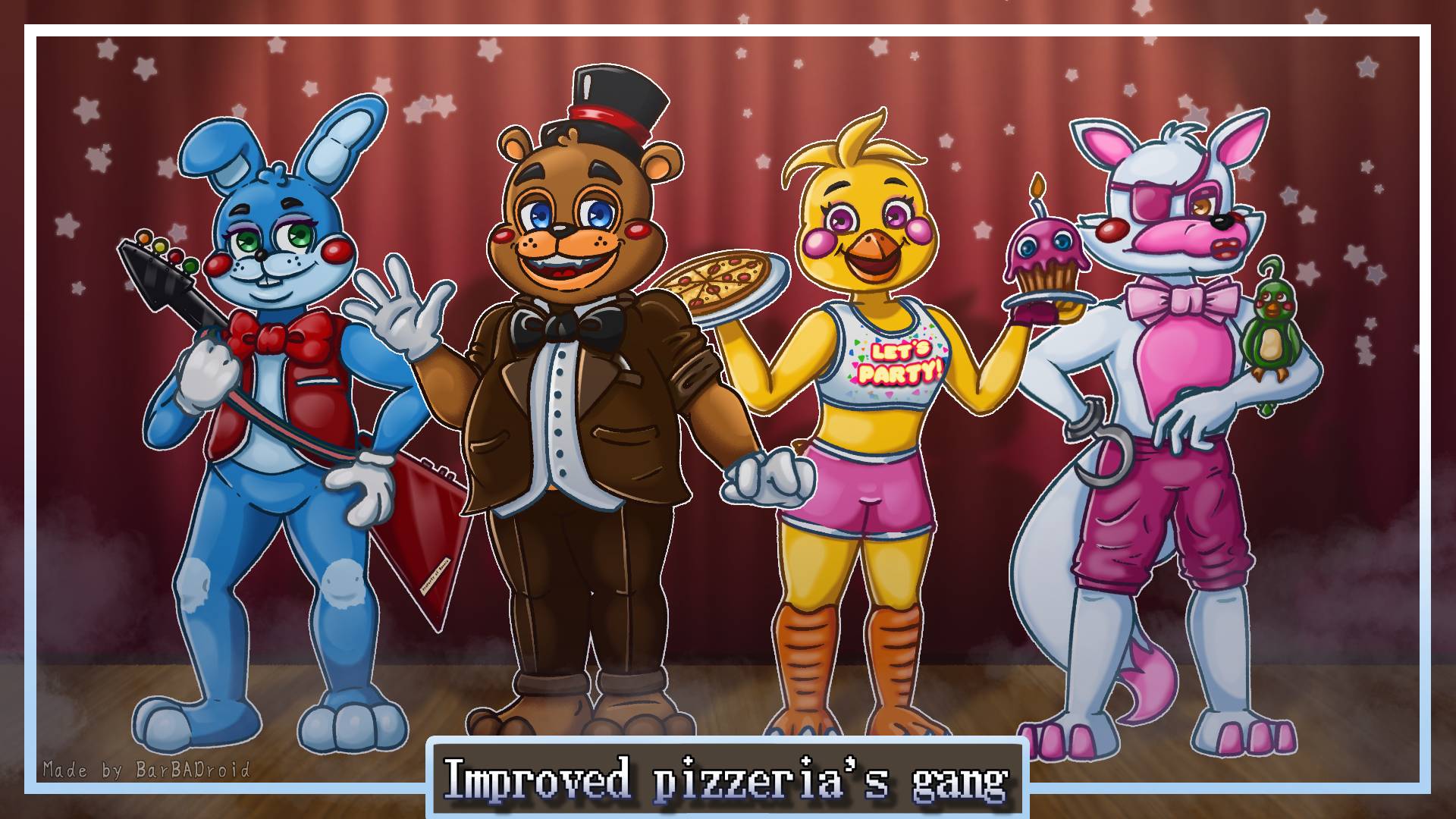 FNAFNG_FNAF 6 Characters by NamyG on DeviantArt