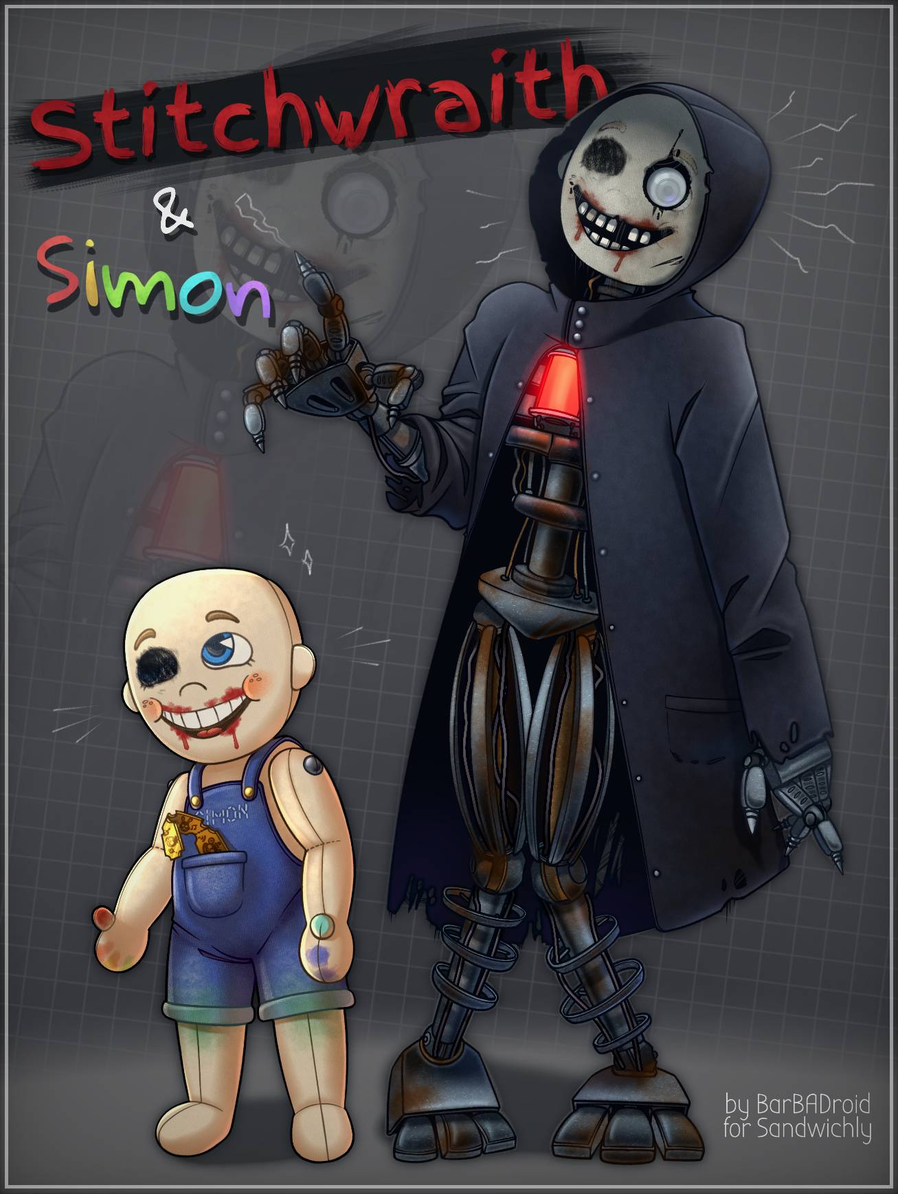 Fazbear Frights Stitchwraith And Simon Design By BarBADroid On DeviantArt fazbear-frights-stitchwraith-and-simon-design-by-barbadroid-on-deviantart
