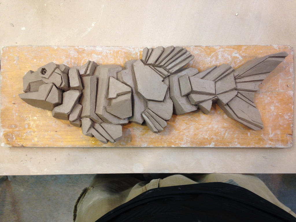 geometric fish restored/nearly done by spacephrawg on DeviantArt