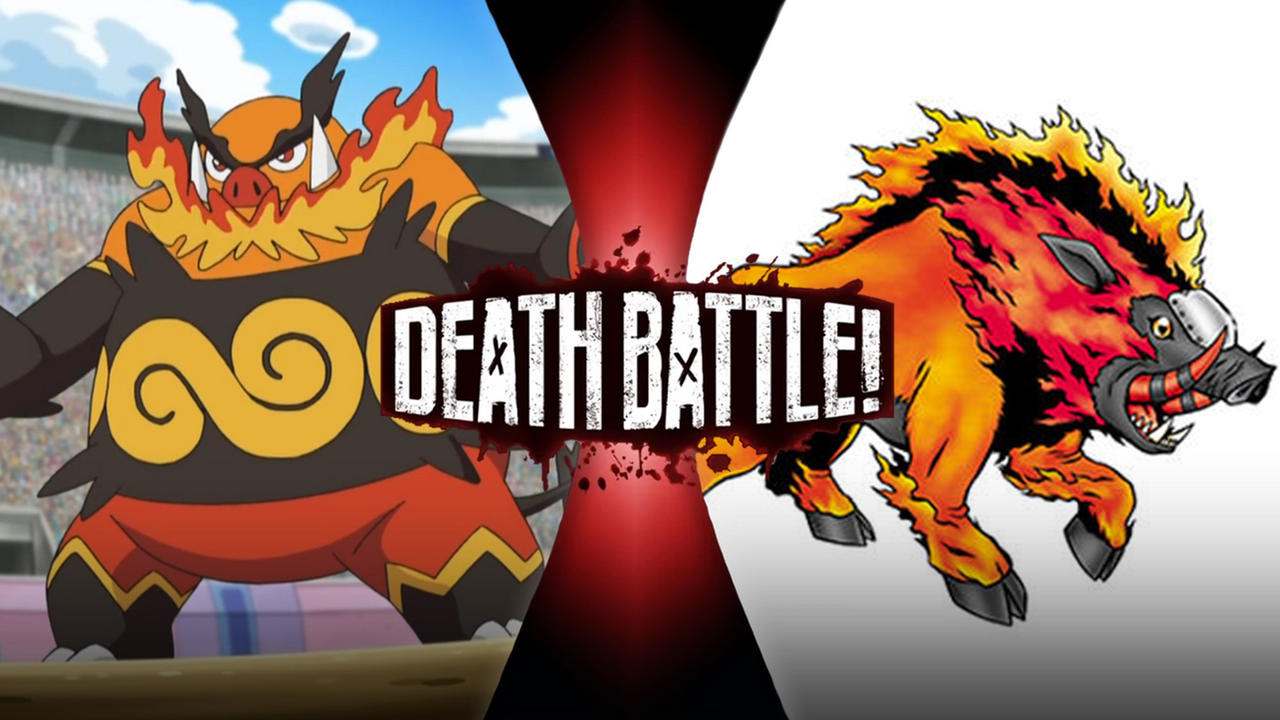 Boramon Emboar vs. Boarmon by mistertemp11 on DeviantArt