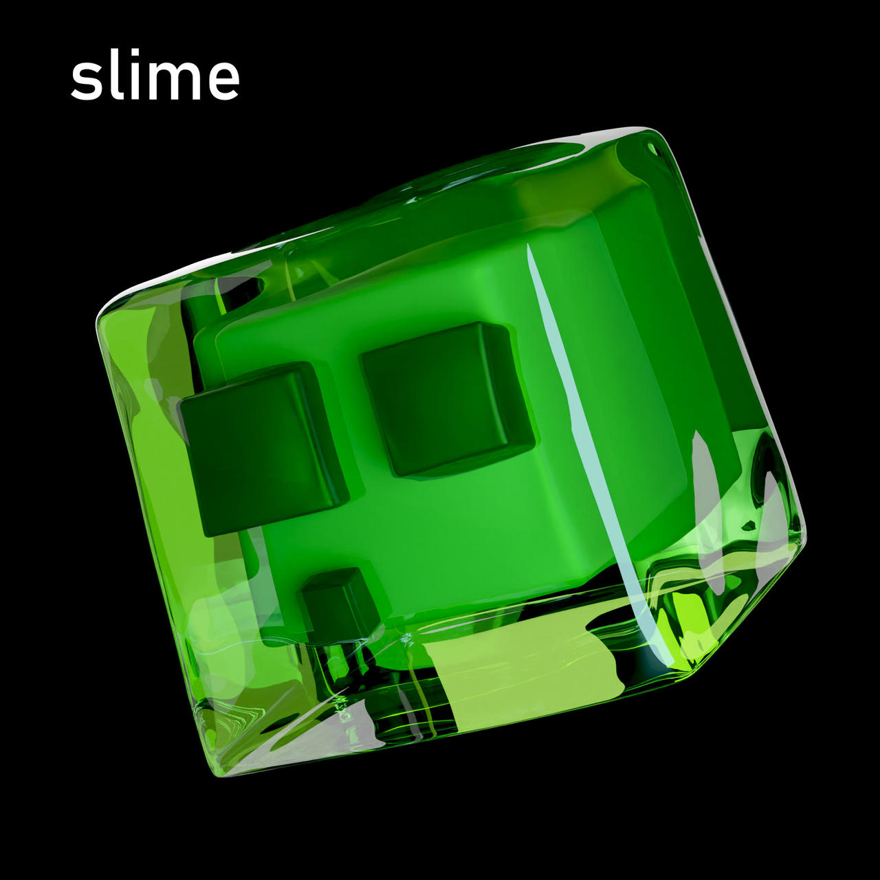 Minecraft slime 3D by FooyPoteto on DeviantArt