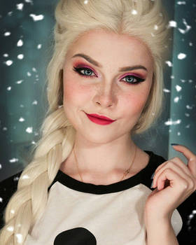 Elsa Frozen makeup by Sladkoslava 