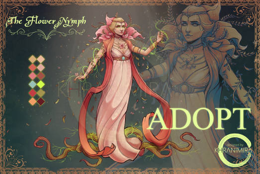 [ CLOSED ] ADOPT AUCTION - The Flower Nymph