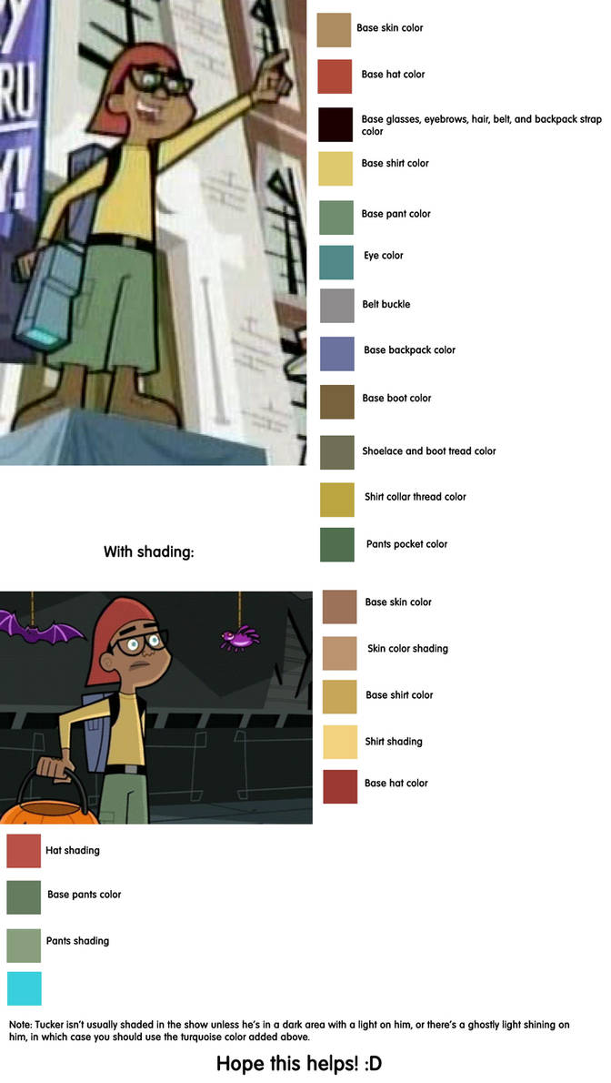 Tucker Foley Color Chart by Sugar-Loop on DeviantArt