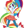 Rainbow Rocks Rainbow Dash Vector