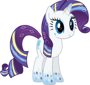 Rainbow Power Rarity Vector