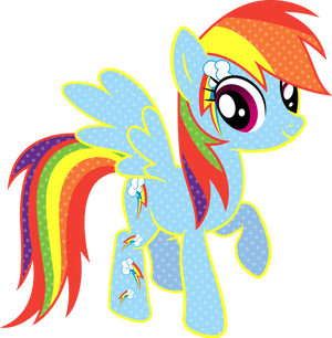 Cutie Mark Magic Rainbow Dash Vector