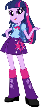 Equestria Girls Twilight Sparkle Vector