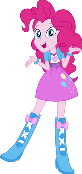 Equestria Girls Pinkie Pie Vector