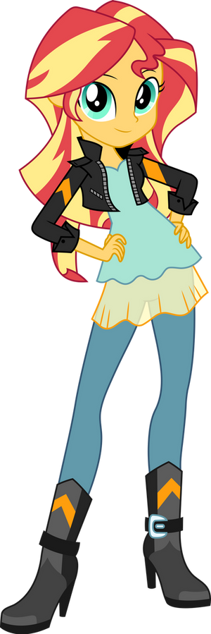 Sunset Shimmer Friendship Games Official Vector