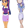 Human Twilight Sparkle Fashion Vector