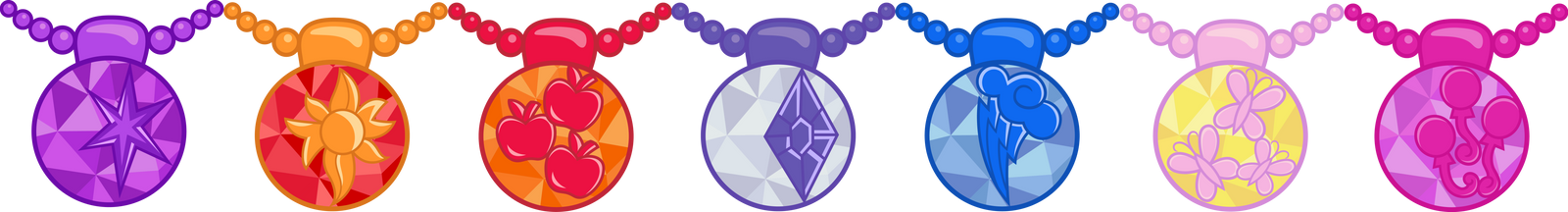 EQG Crystal Necklaces