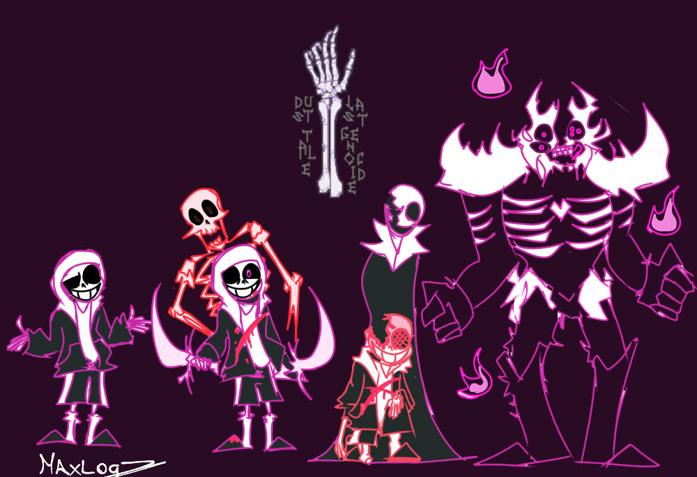 Dust Insanity Tale Dusttale last genocide phases by maxloq on DeviantArt