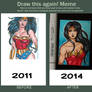 Draw This Again - Wonder Woman ACEO