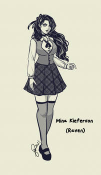 High School AU Raven