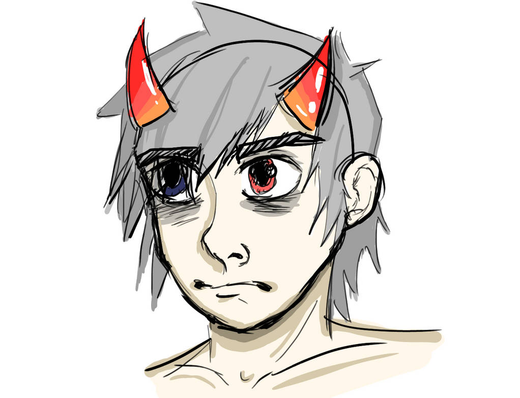 Oni Raiden headshot sketch by OniRaiden on DeviantArt