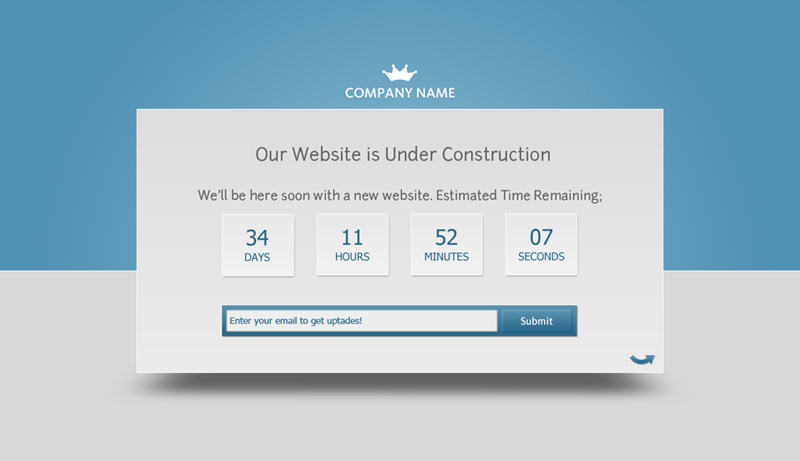 Fleepy Under Construction PSD