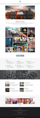 Finch Free Homepage PSD