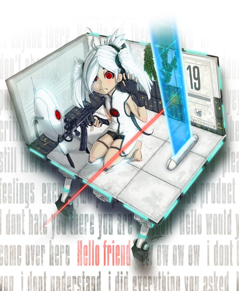 Hello Turret-tan by Rawrkeeper on DeviantArt